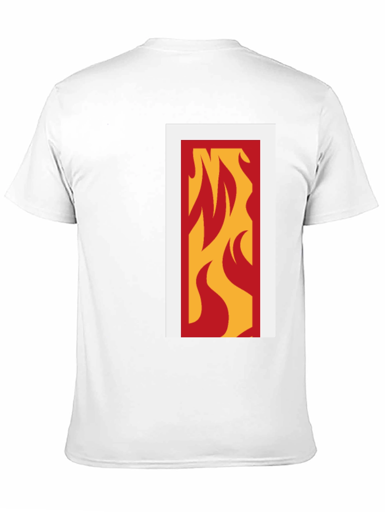 Flame Graphic Tee - Modern Black T-Shirt