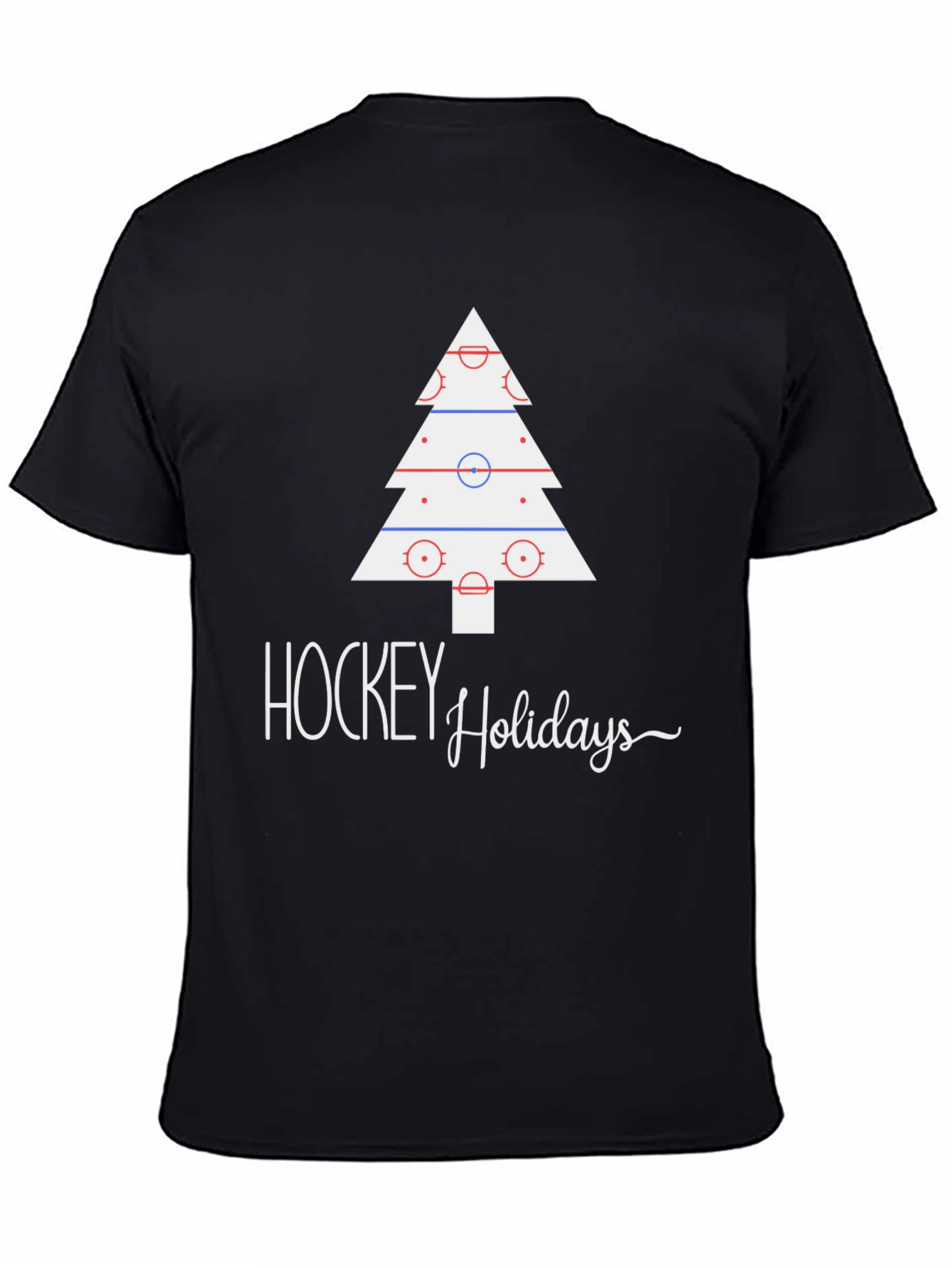 Hockey Holidays Tee - Festive Hockey Christmas T-Shirt