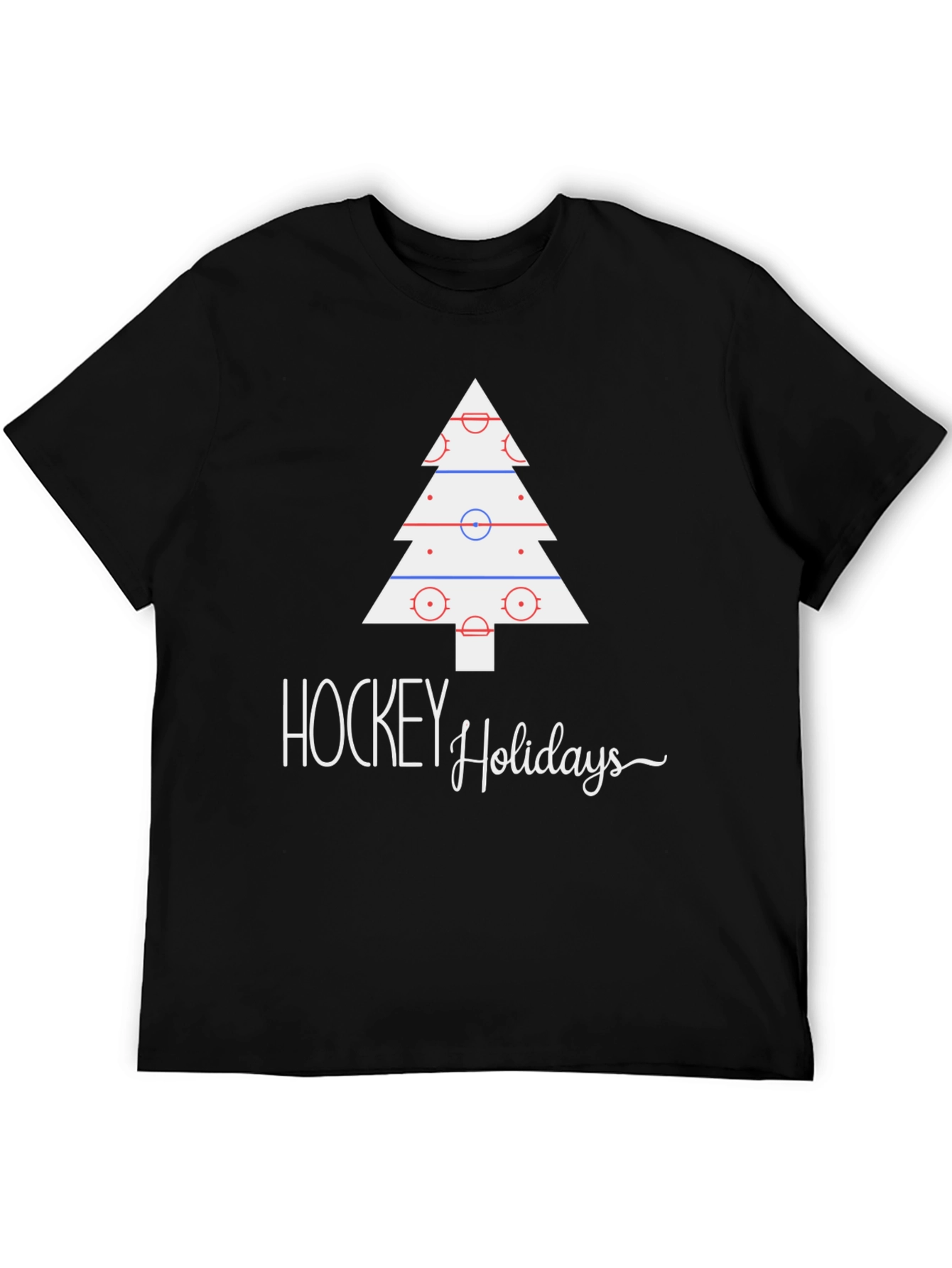 Hockey Holidays Tee - Festive Hockey Christmas T-Shirt