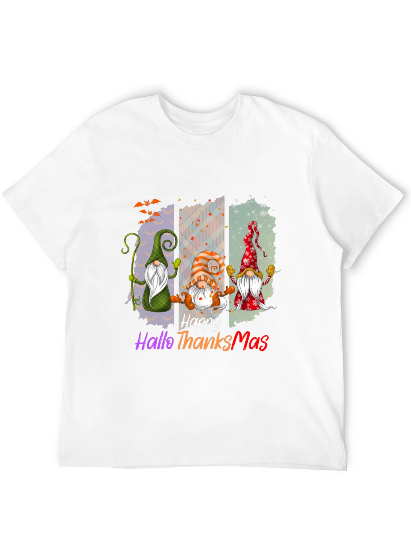 Happy HalloThanksMas Gnome T-Shirt