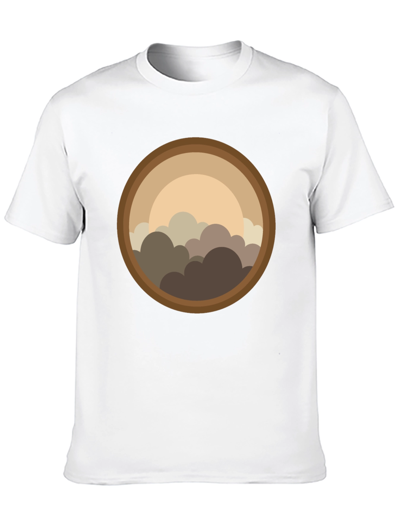 Retro Graphic T-Shirt - Cloudscape Design