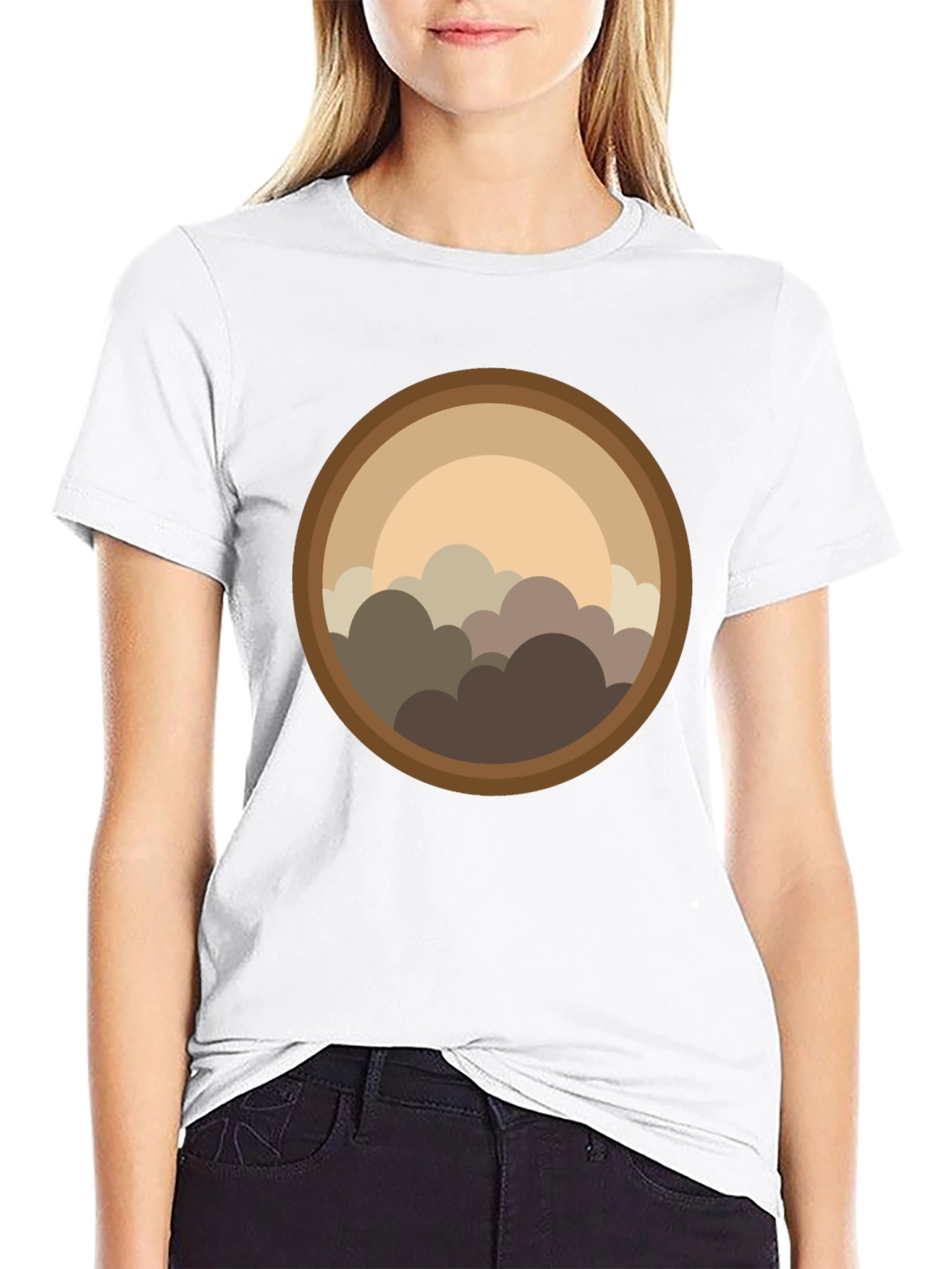 Retro Graphic T-Shirt - Cloudscape Design