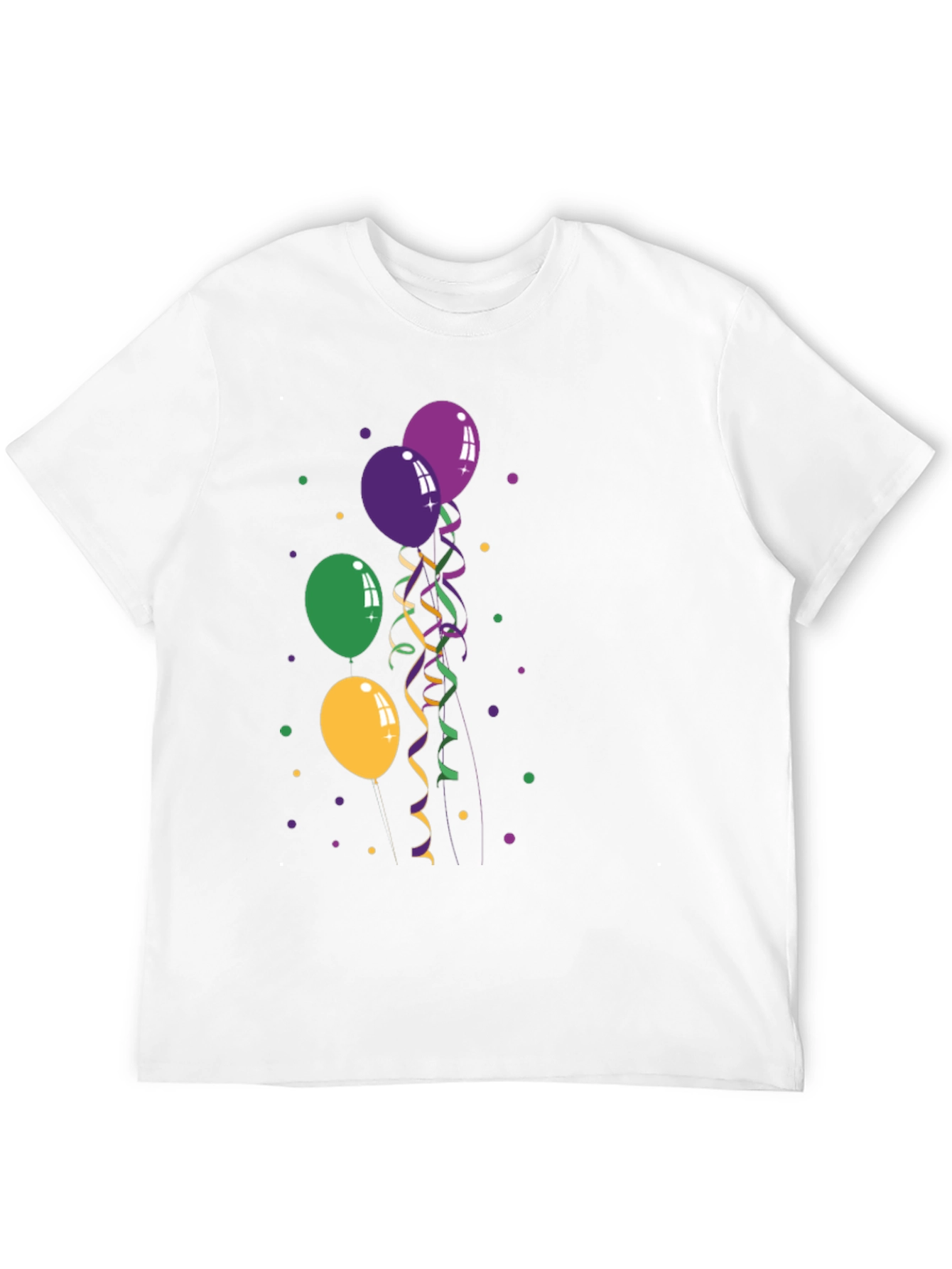 Mardi Gras Balloon T-Shirt - Festive Celebration