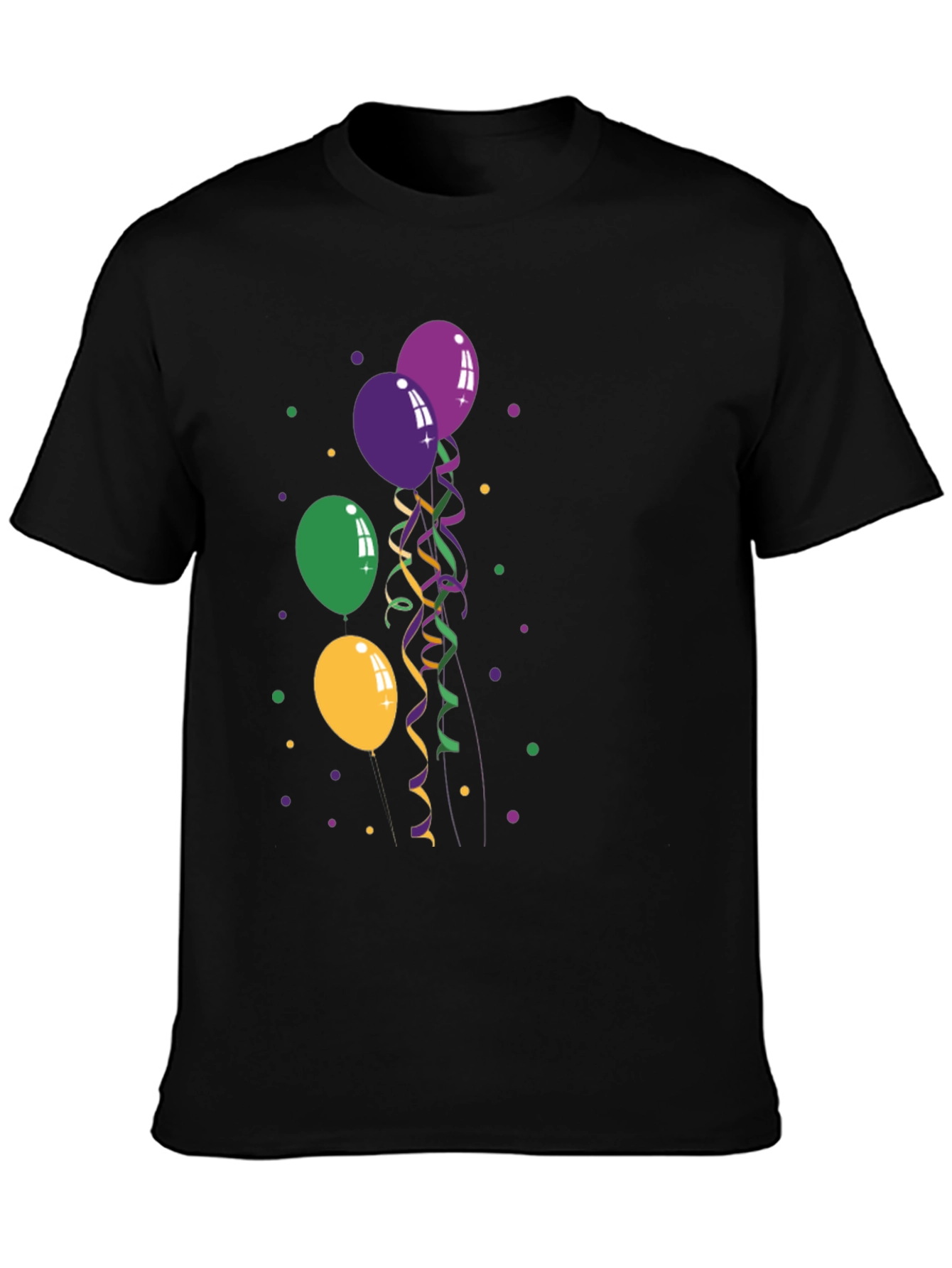 Mardi Gras Balloon T-Shirt - Festive Celebration