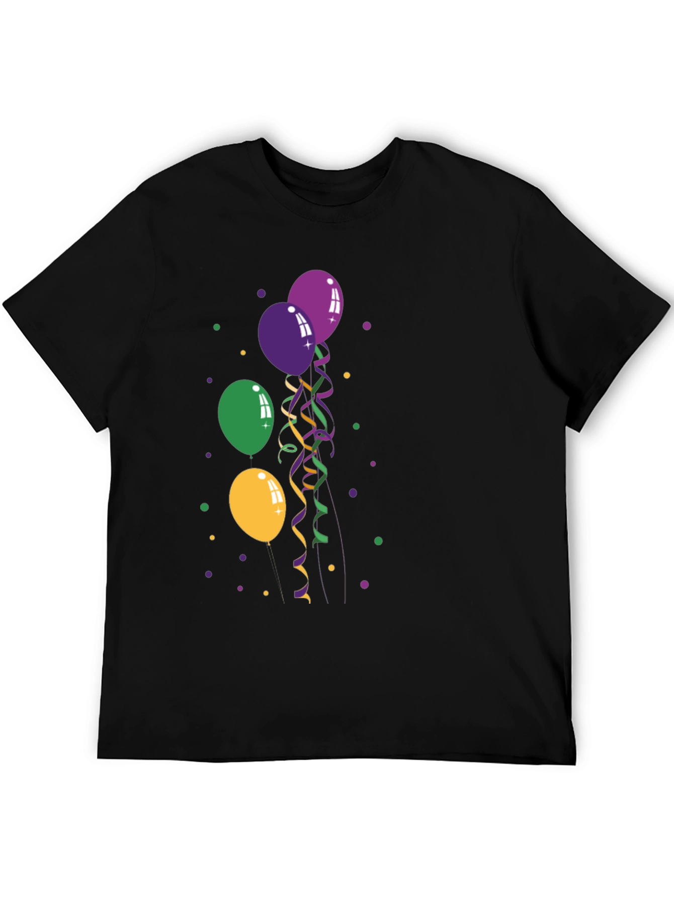 Mardi Gras Balloon T-Shirt - Festive Celebration