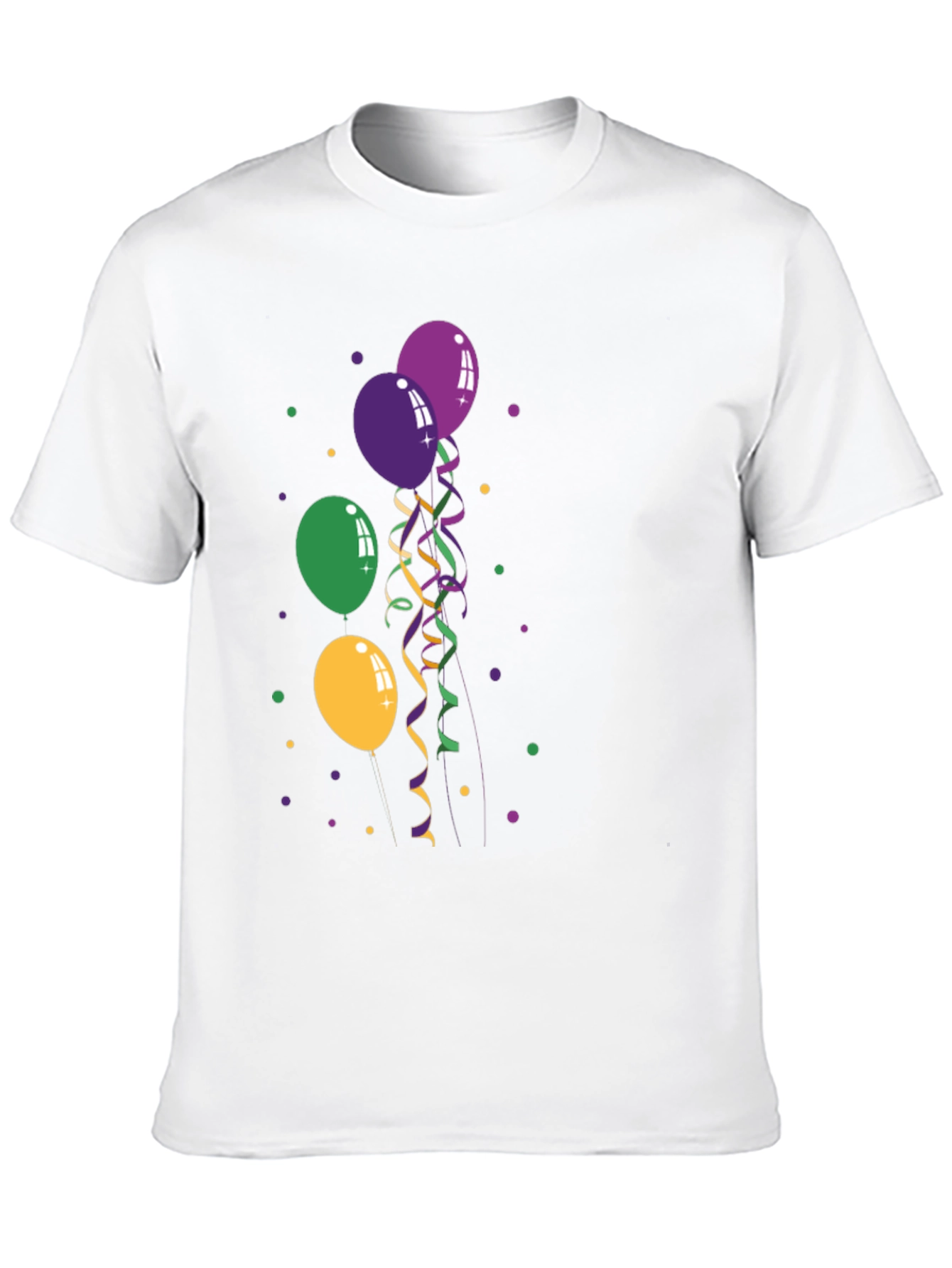 Mardi Gras Balloon T-Shirt - Festive Celebration