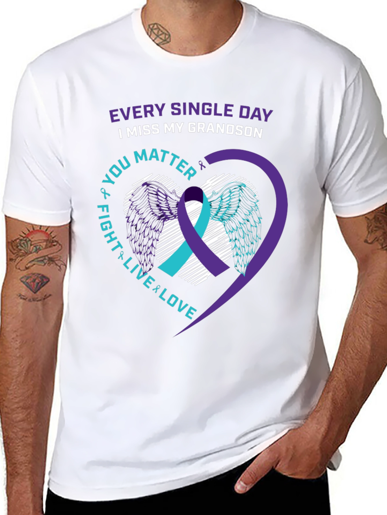 Grandson Remembrance T-Shirt - Every Single Day Miss You