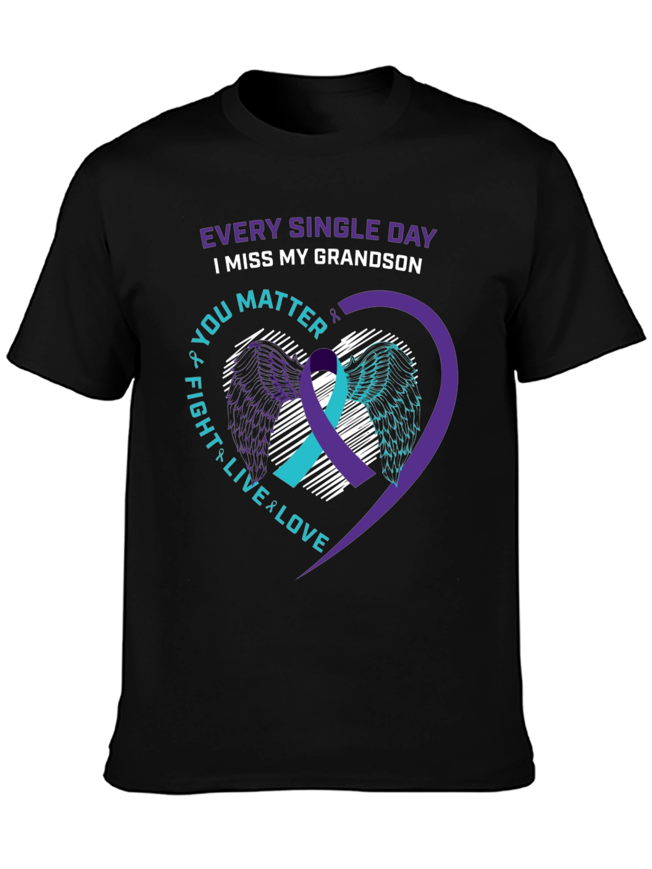 Grandson Remembrance T-Shirt - Every Single Day Miss You