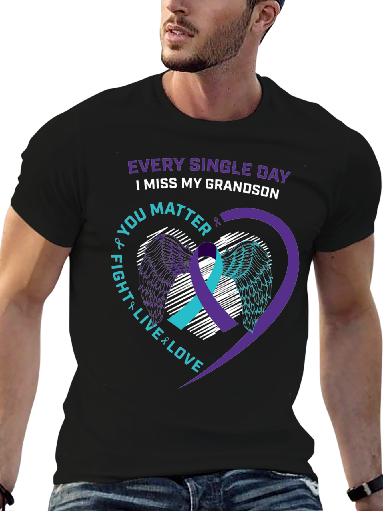 Grandson Remembrance T-Shirt - Every Single Day Miss You