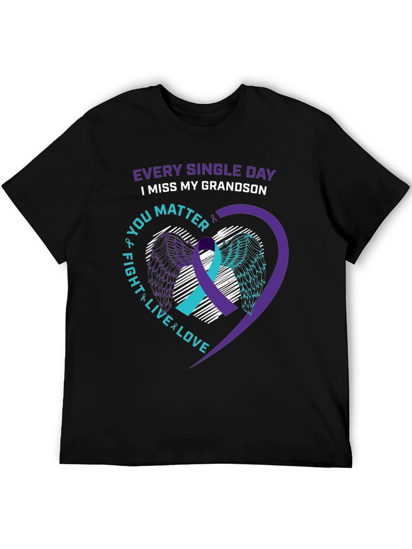 Grandson Remembrance T-Shirt - Every Single Day Miss You