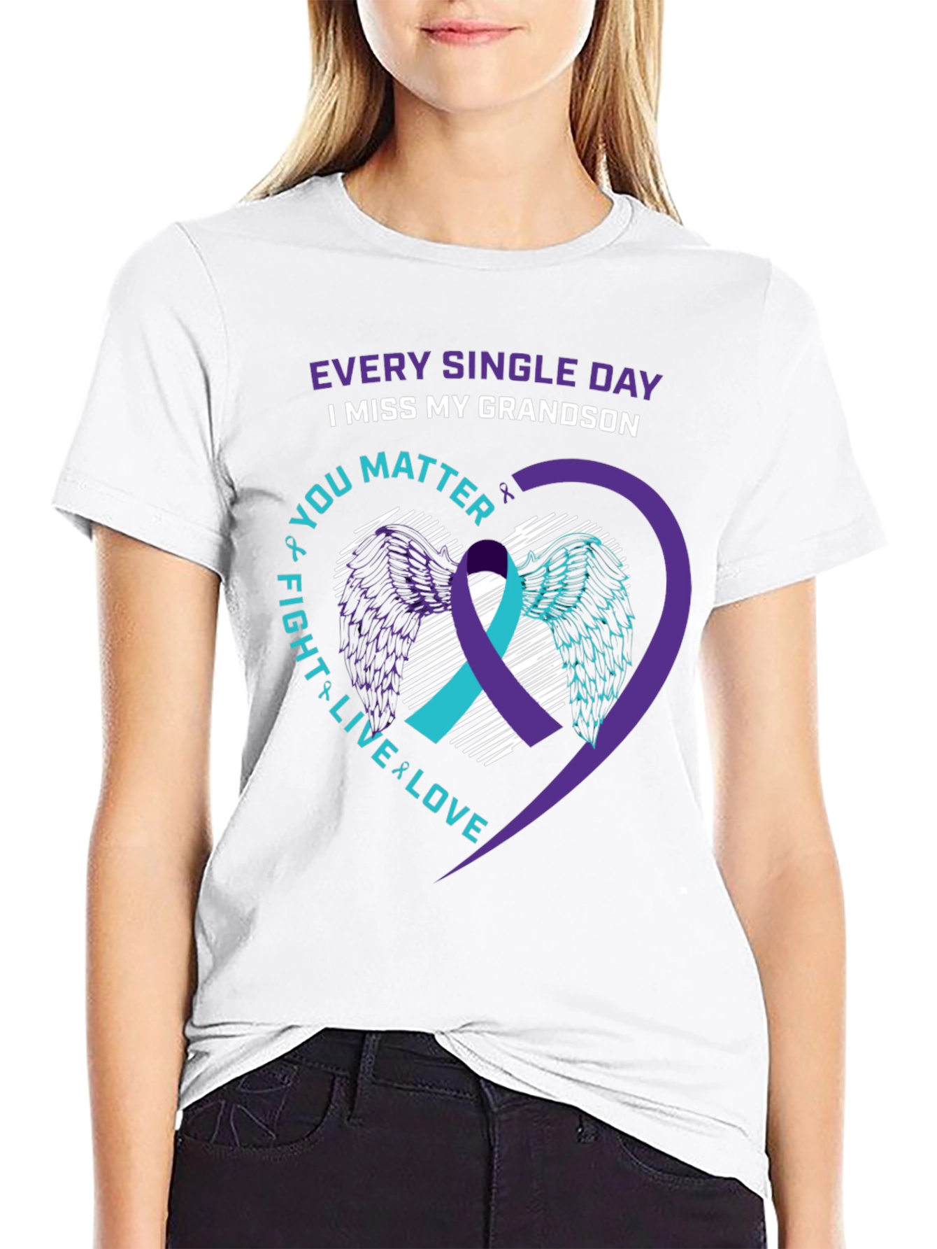 Grandson Remembrance T-Shirt - Every Single Day Miss You
