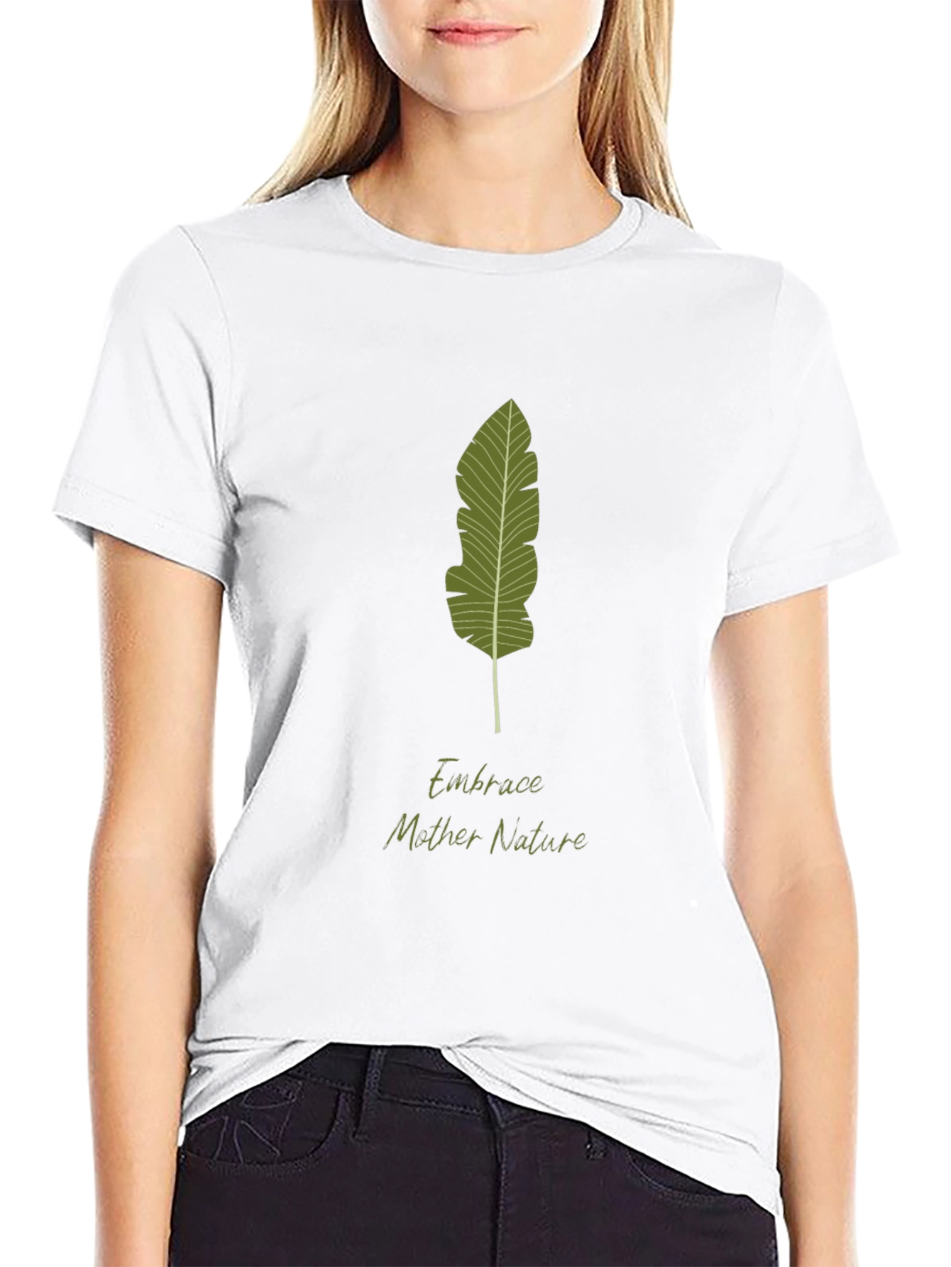 Embrace Nature Black T-Shirt