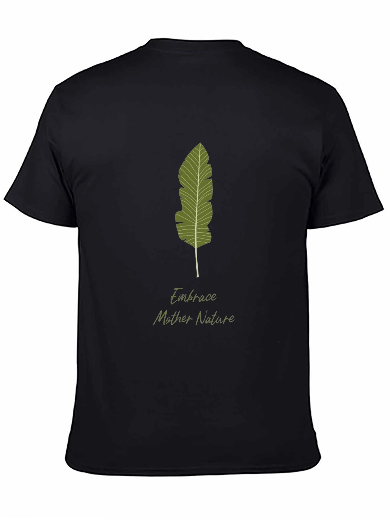 Embrace Nature Black T-Shirt