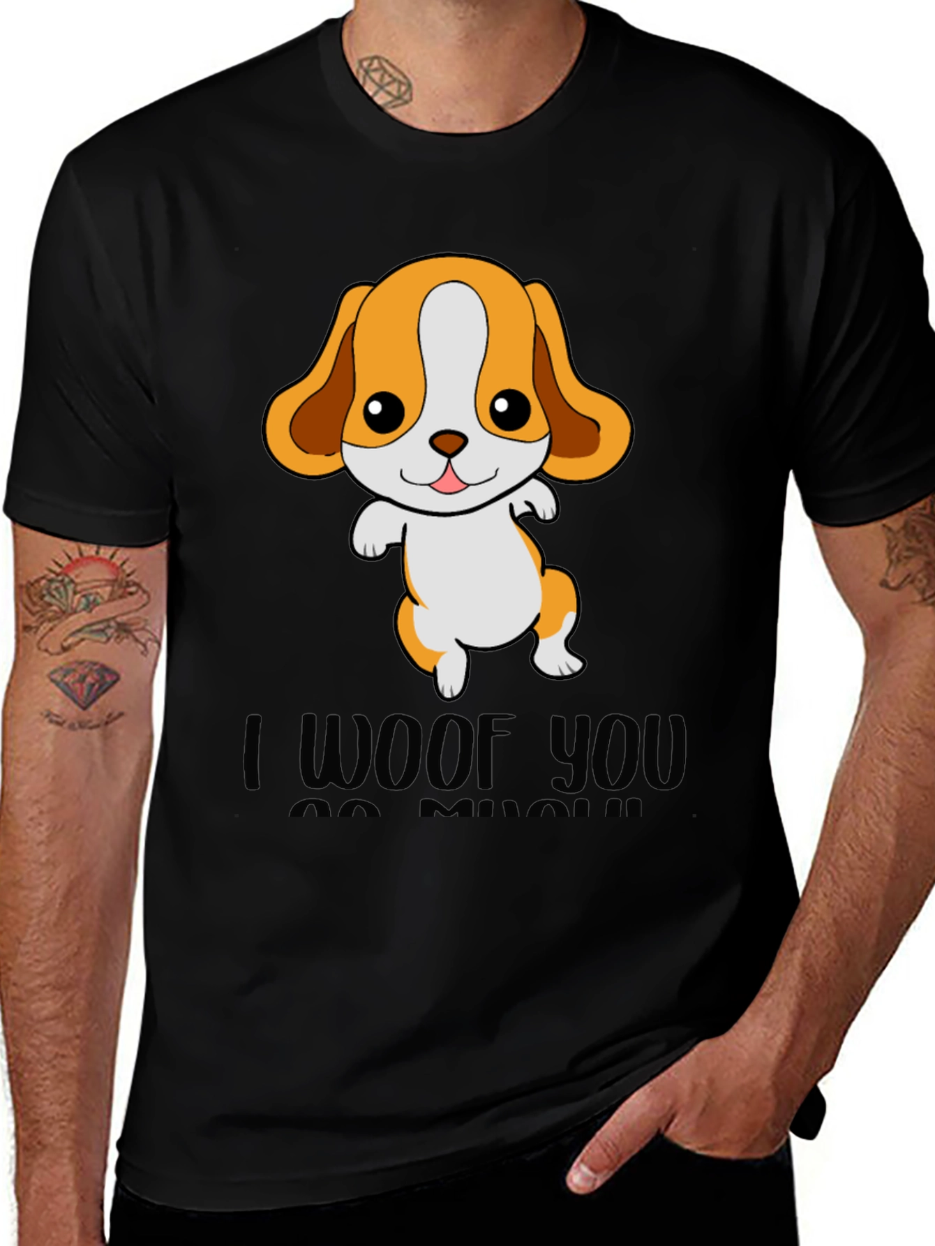 I Woof You So Much - Novelty Graphic Tee