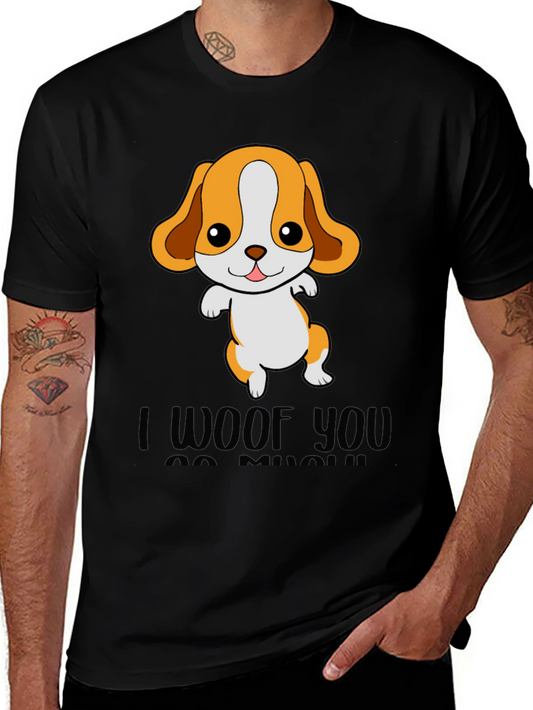 I Woof You So Much - Novelty Graphic Tee