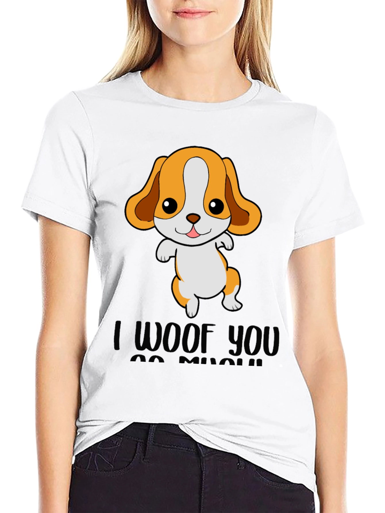 I Woof You So Much - Novelty Graphic Tee