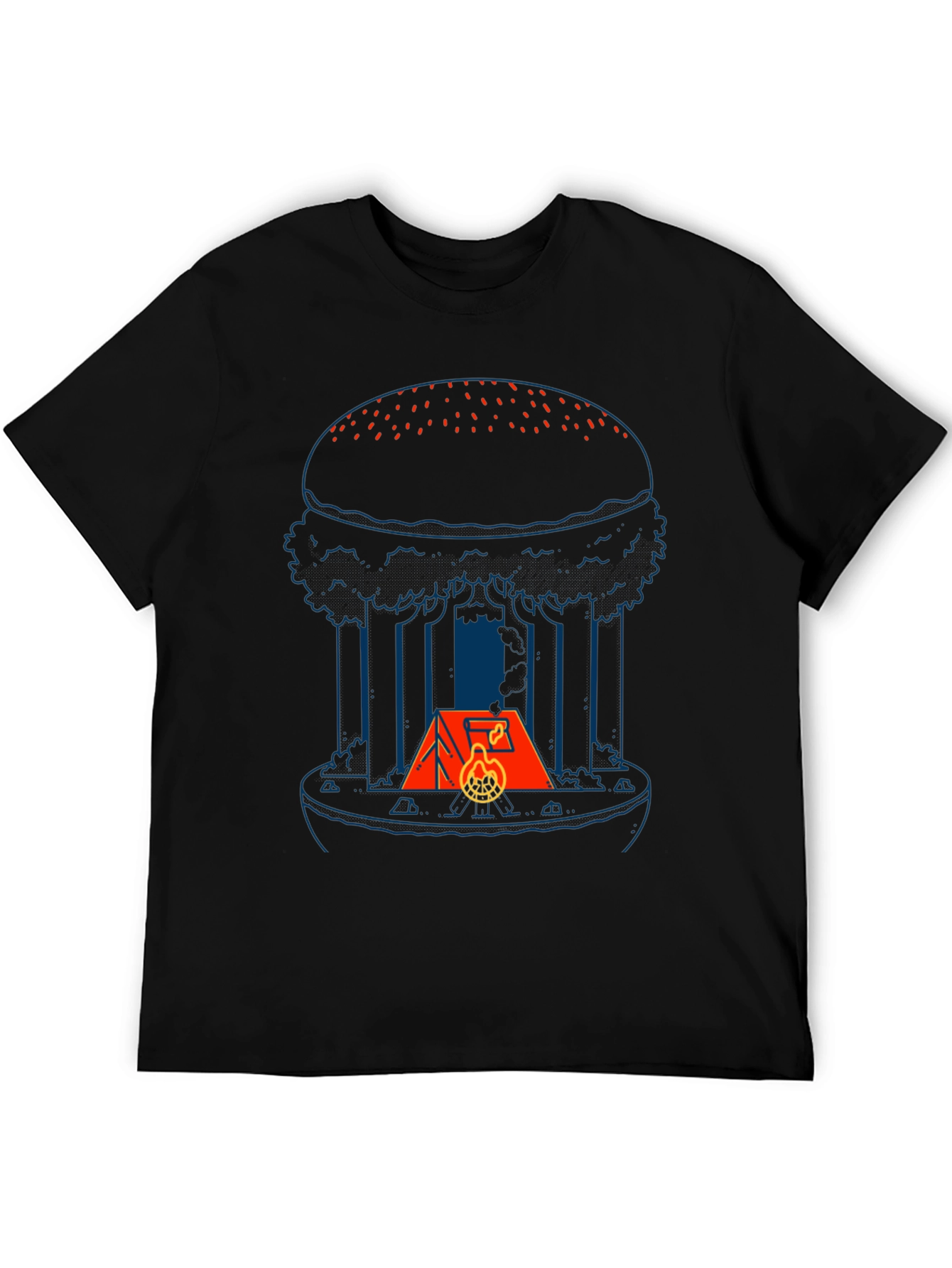 Camping Burger Graphic Tee