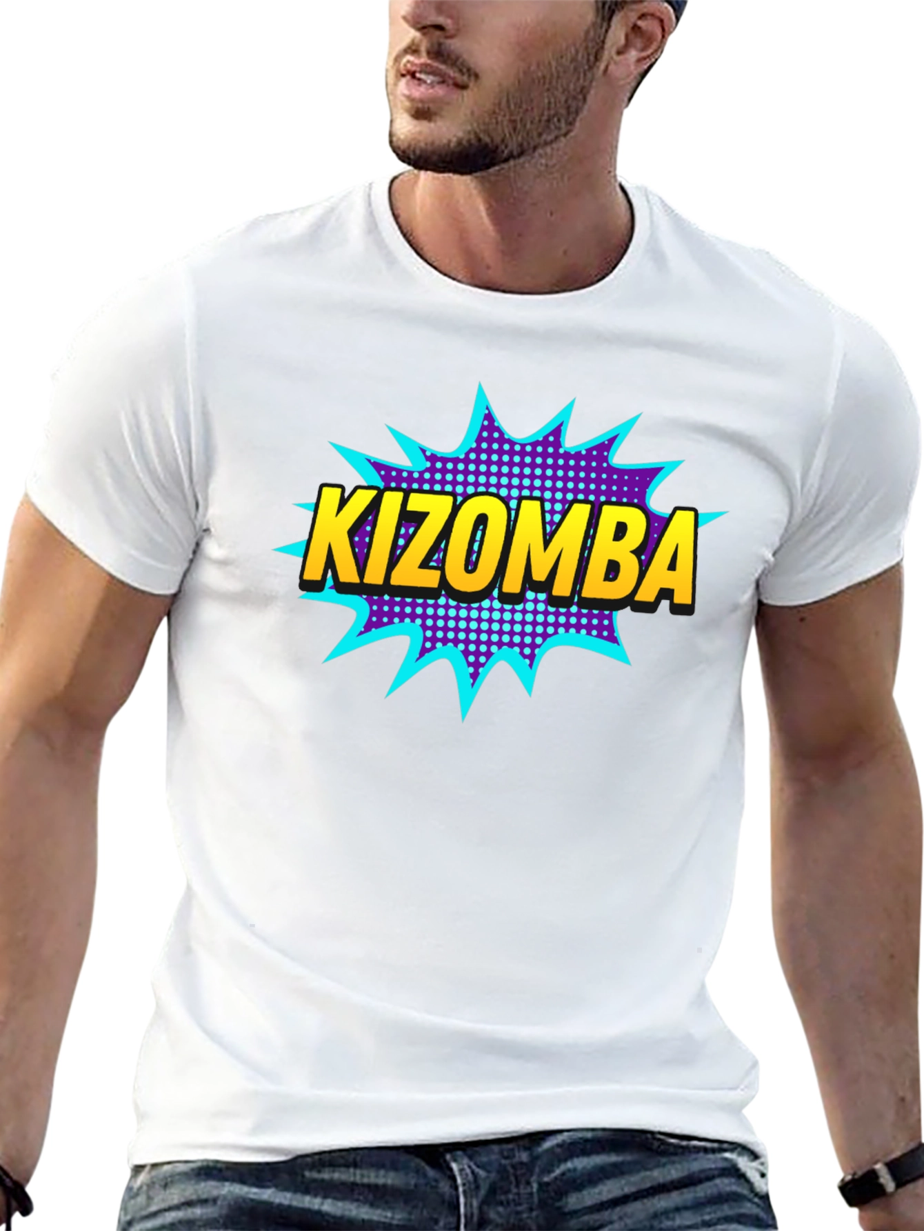 Kizomba Comic Style Graphic T-Shirt