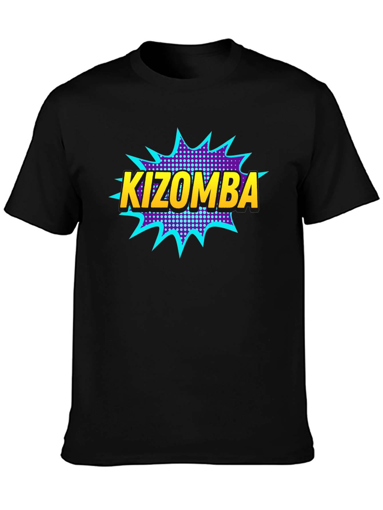Kizomba Comic Style Graphic T-Shirt