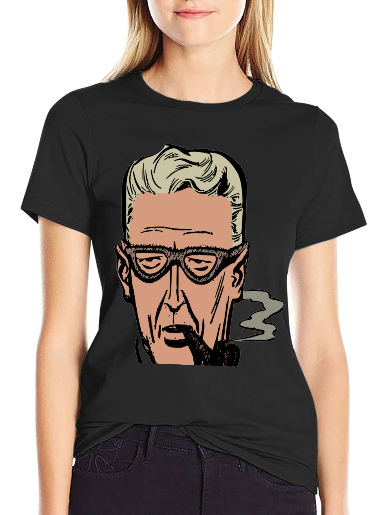 Retro Cartoon Smoker Graphic Tee