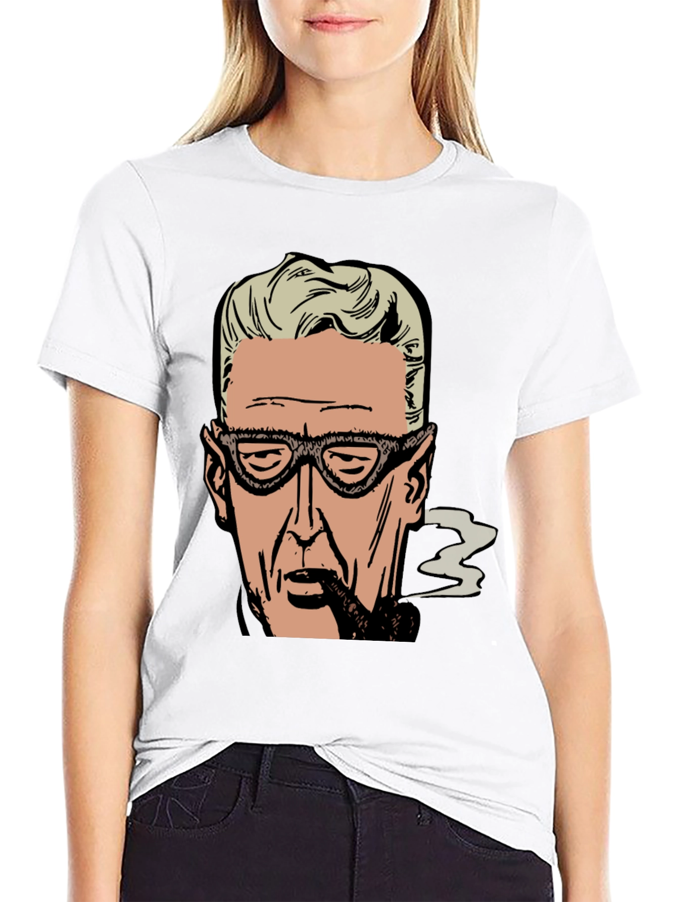 Retro Cartoon Smoker Graphic Tee