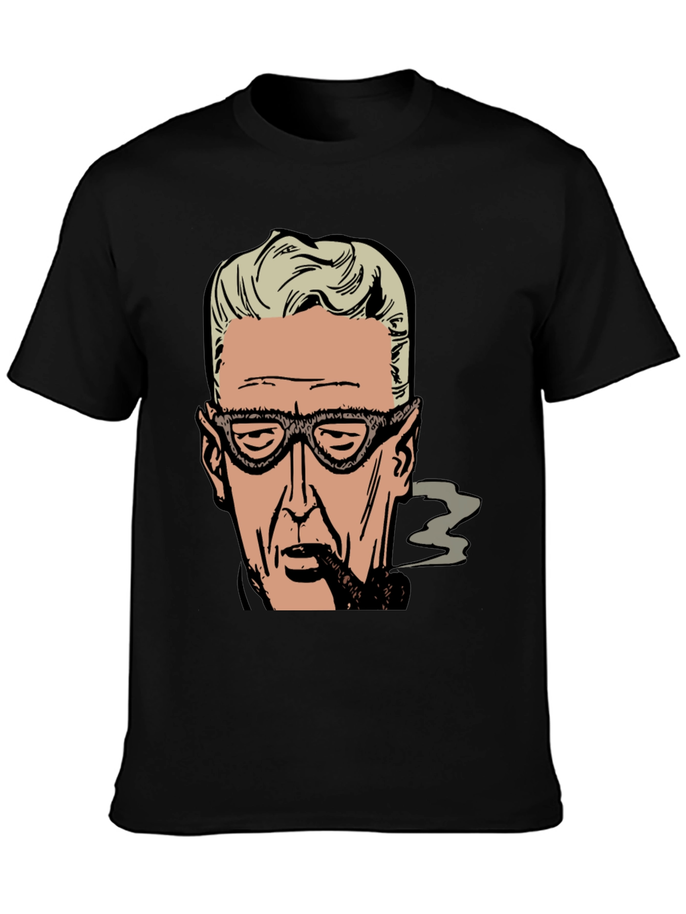 Retro Cartoon Smoker Graphic Tee