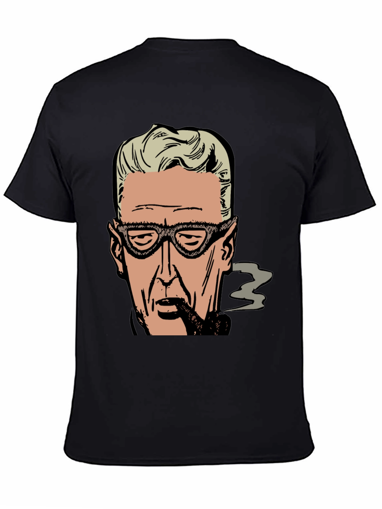 Retro Cartoon Smoker Graphic Tee