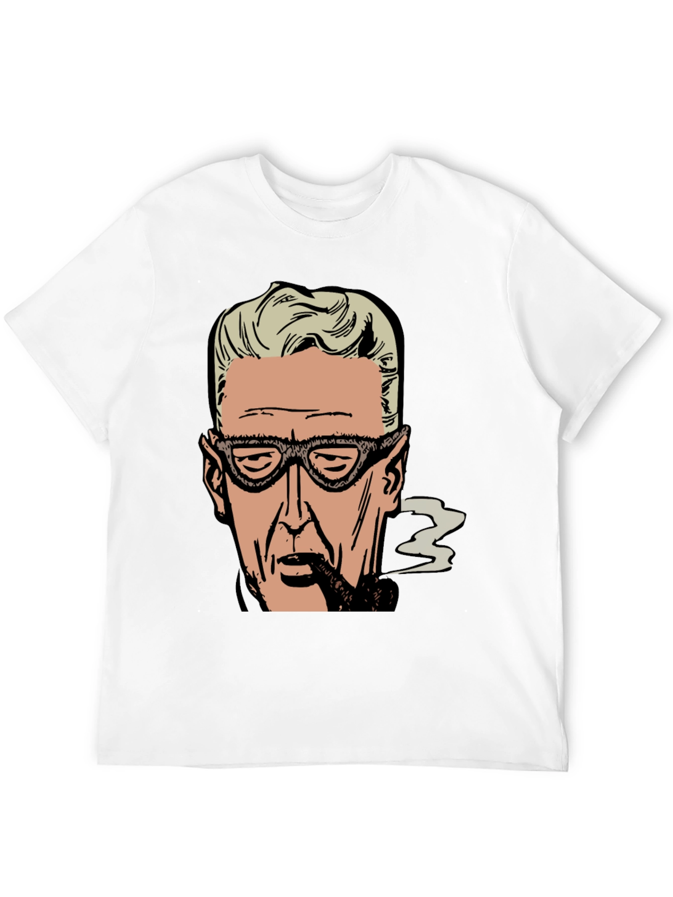 Retro Cartoon Smoker Graphic Tee
