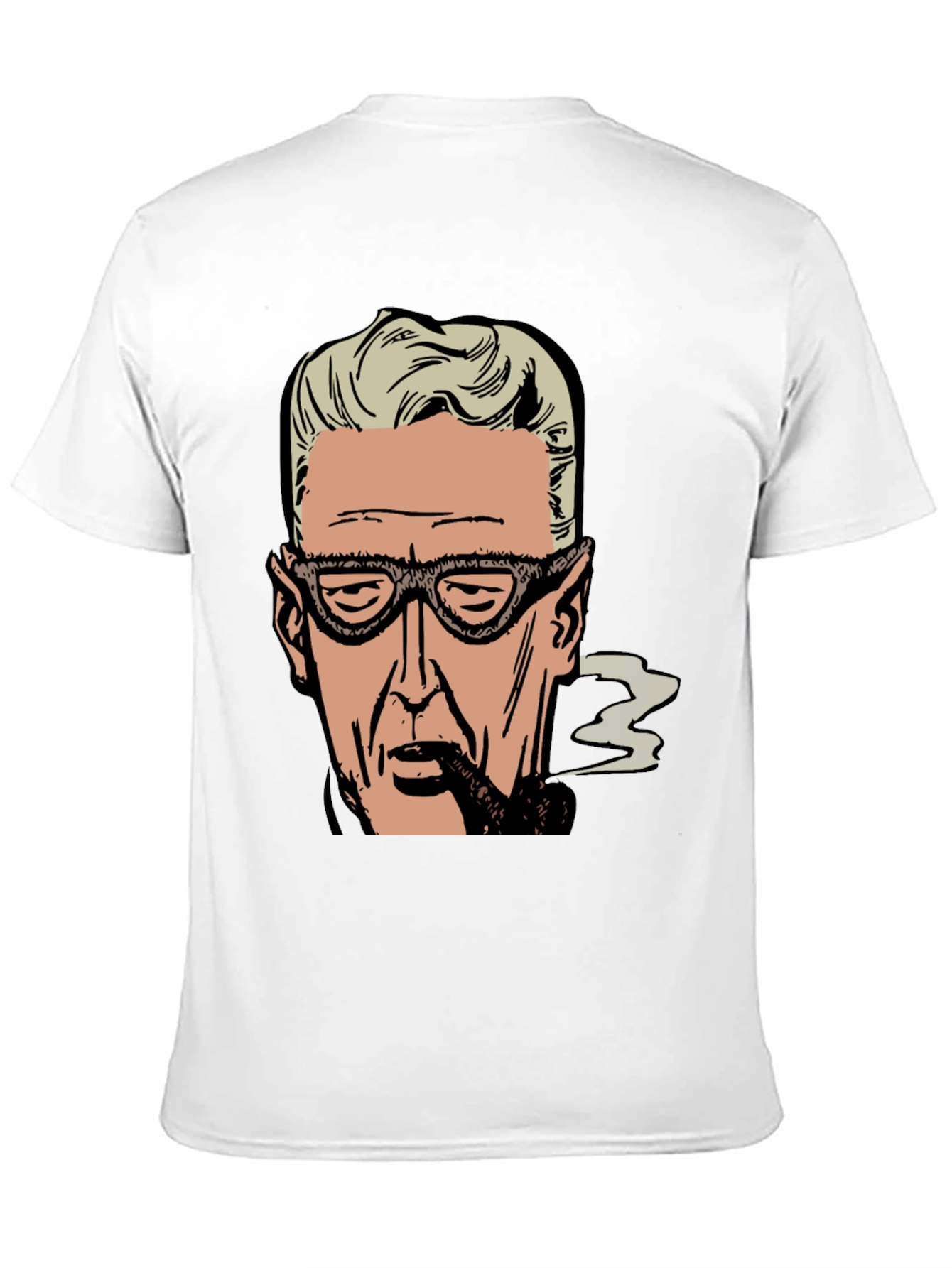 Retro Cartoon Smoker Graphic Tee
