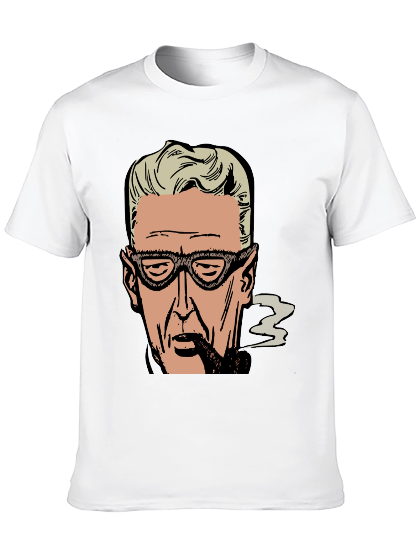 Retro Cartoon Smoker Graphic Tee