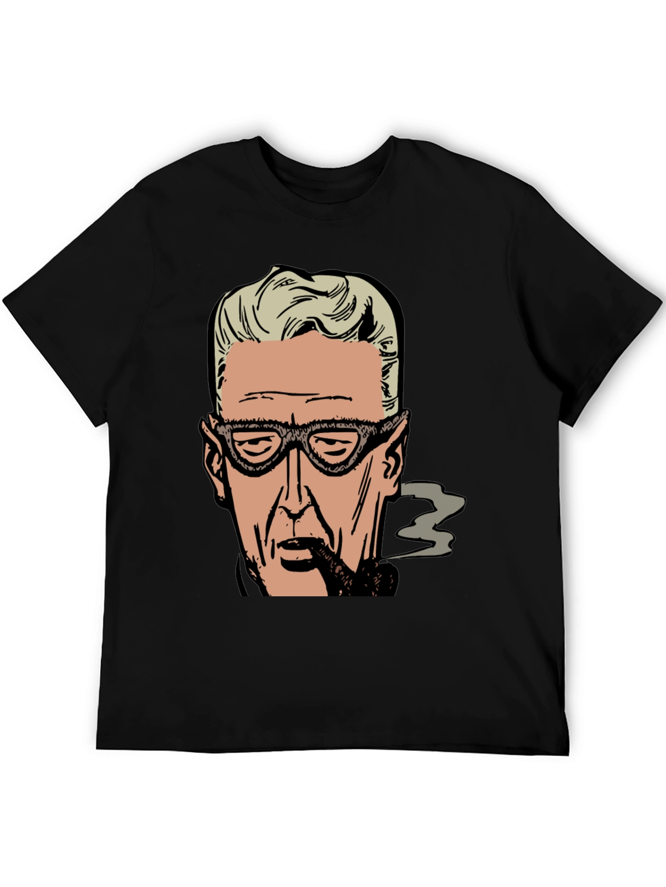 Retro Cartoon Smoker Graphic Tee