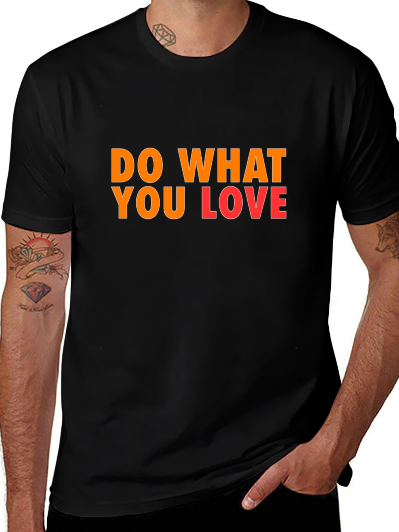 Do What You Love Black T-Shirt