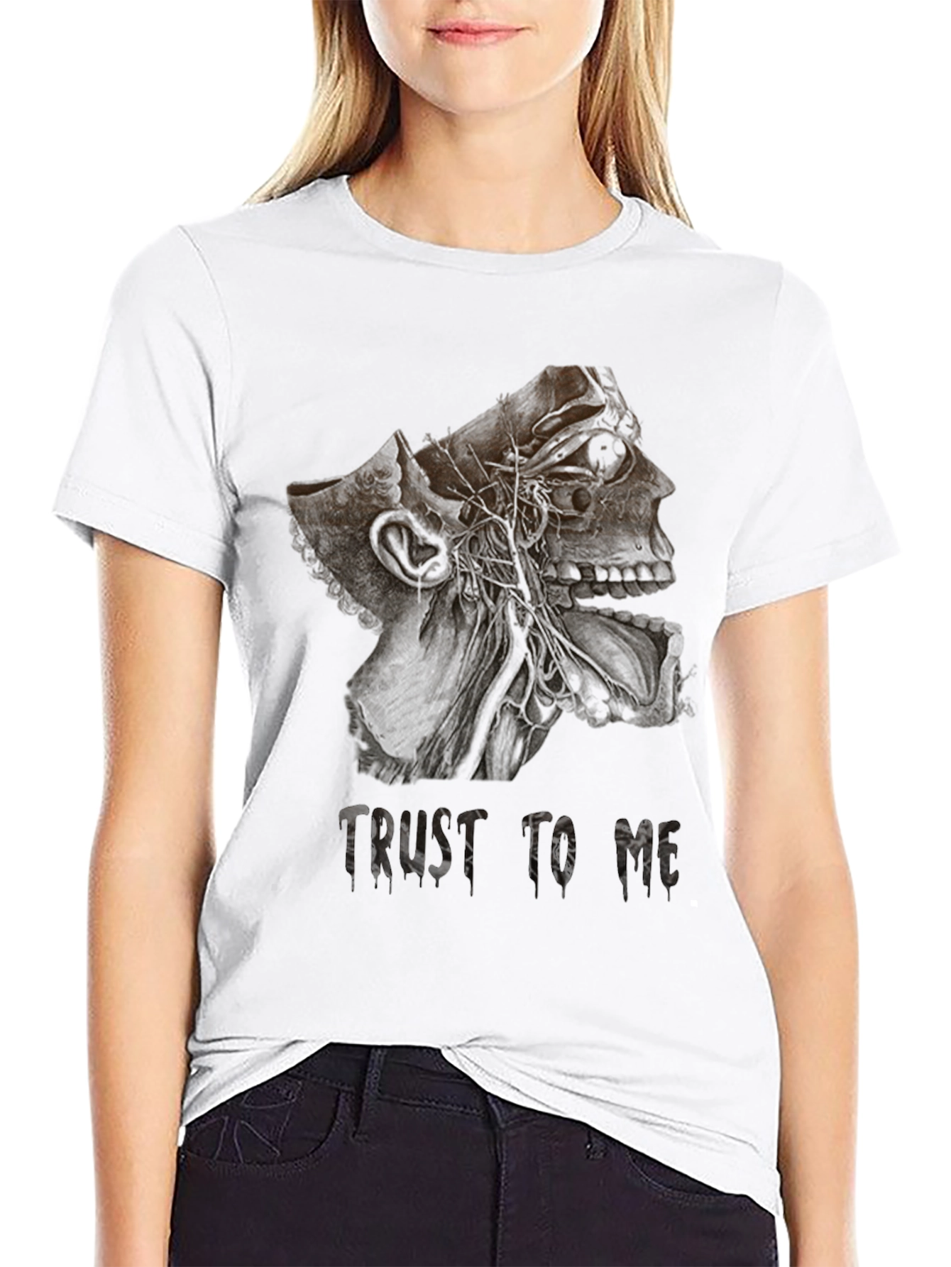 Trust Me Black Graphic Tee