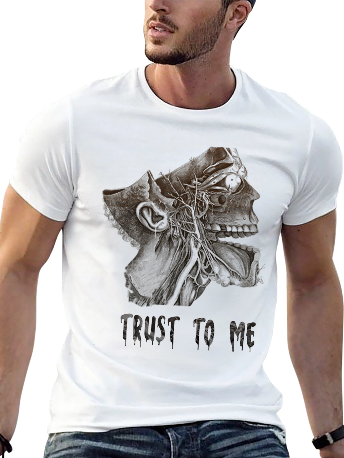 Trust Me Black Graphic Tee