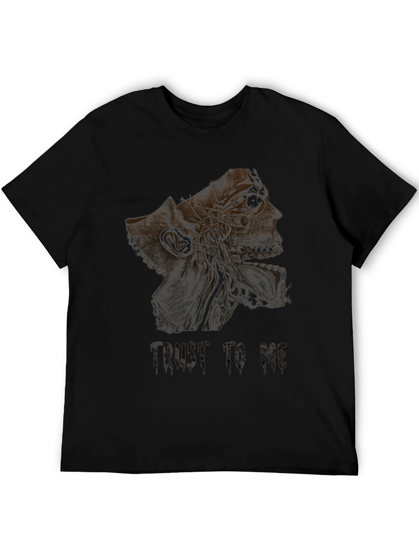 Trust Me Black Graphic Tee