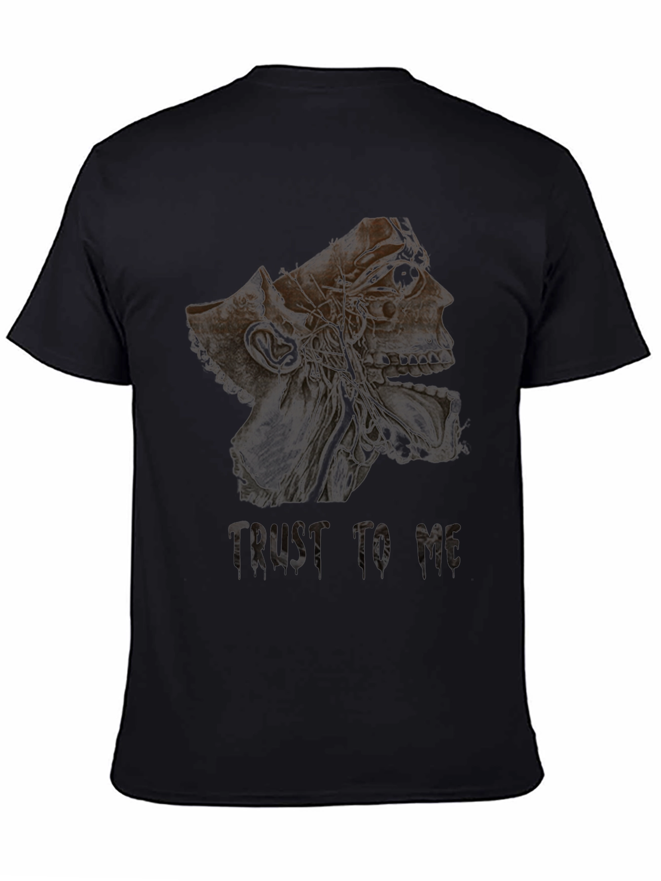 Trust Me Black Graphic Tee