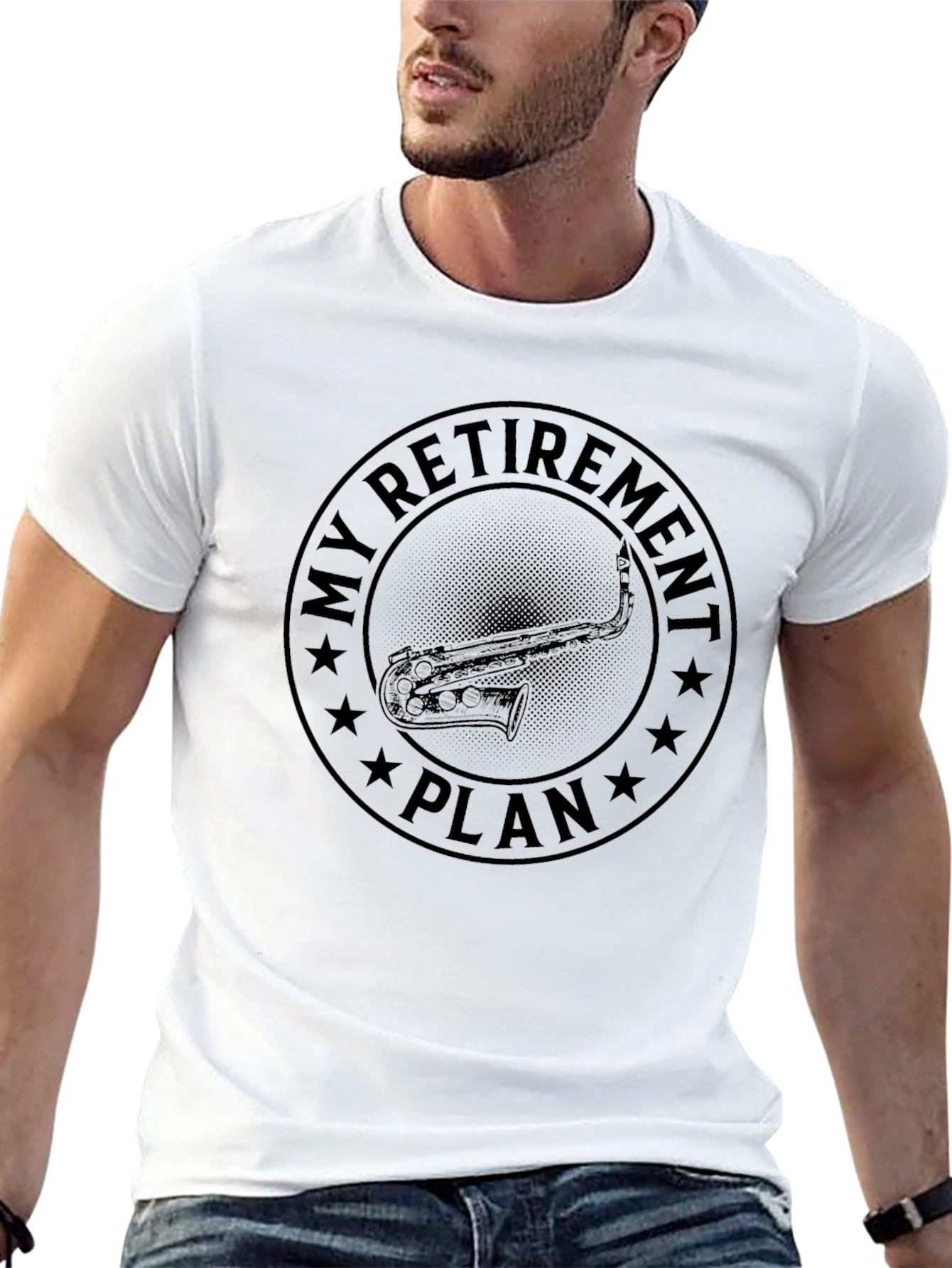 My Retirement Plan Saxophone Graphic Tee