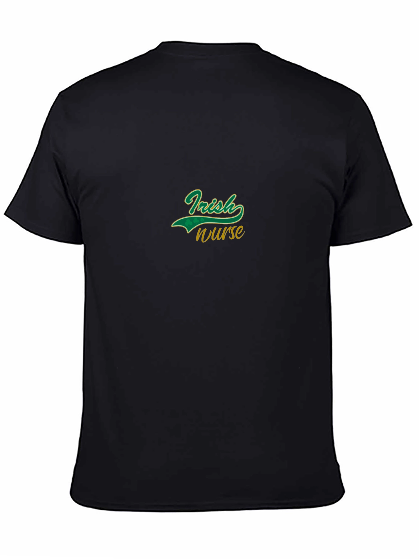 Irish Nurse Black T-Shirt