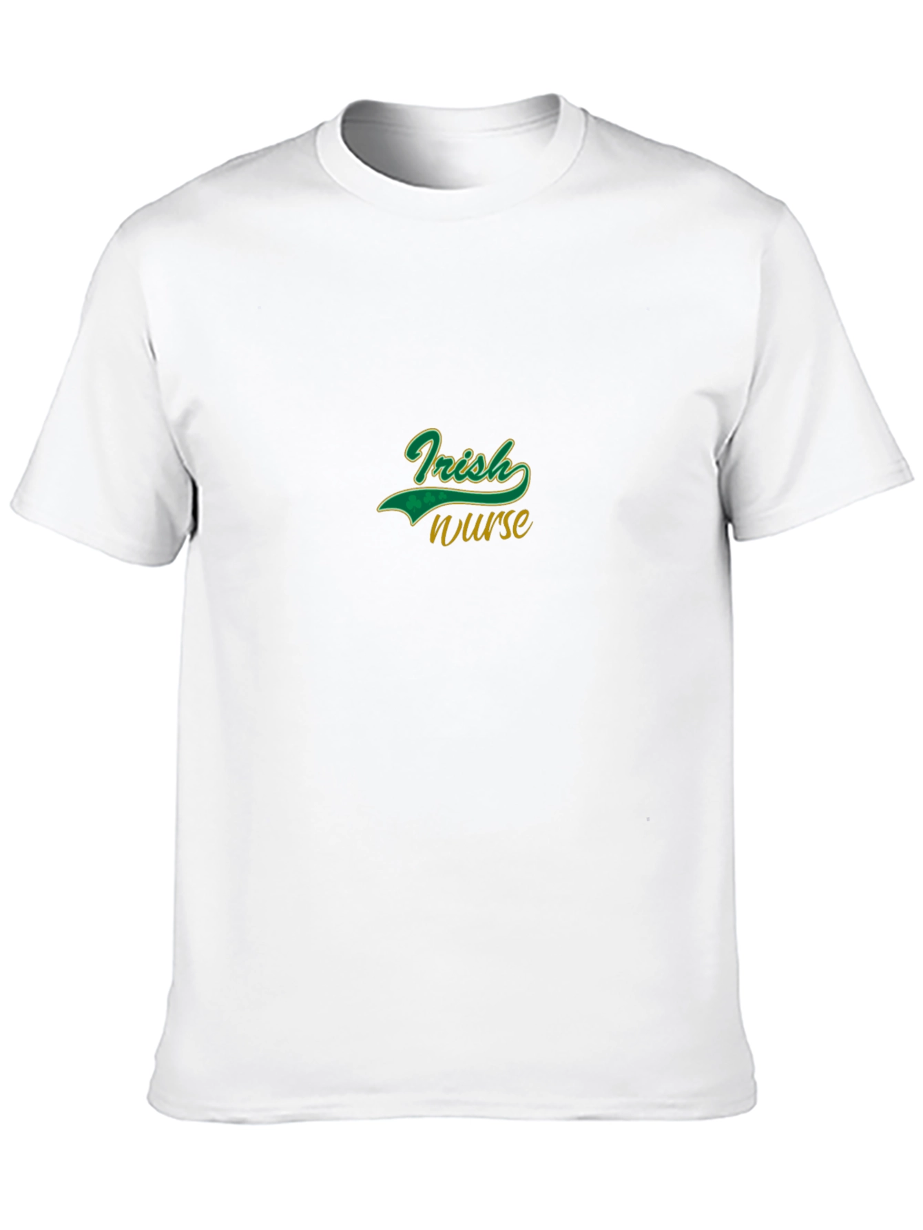Irish Nurse Black T-Shirt