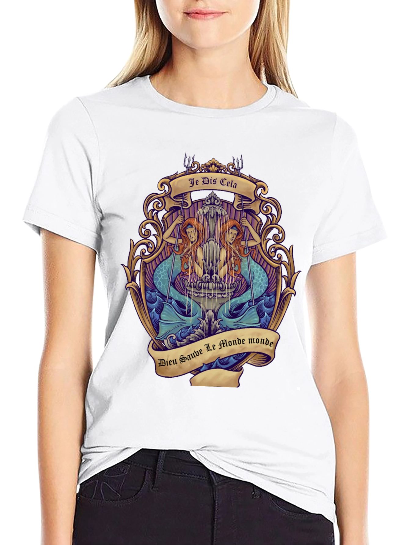 Unique Graphic T-Shirt - Je Dis Cela