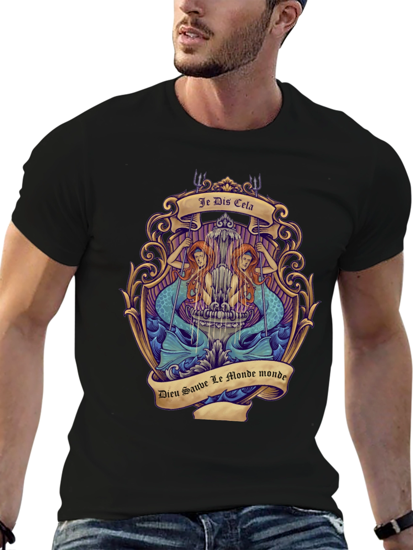 Unique Graphic T-Shirt - Je Dis Cela