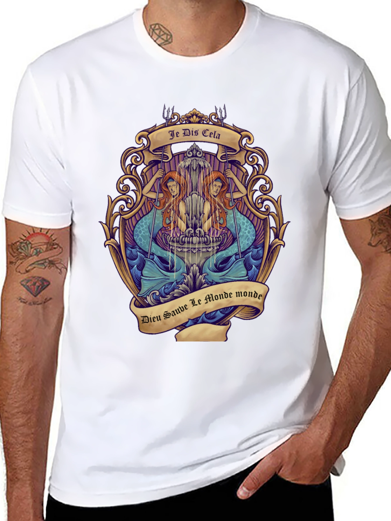 Unique Graphic T-Shirt - Je Dis Cela