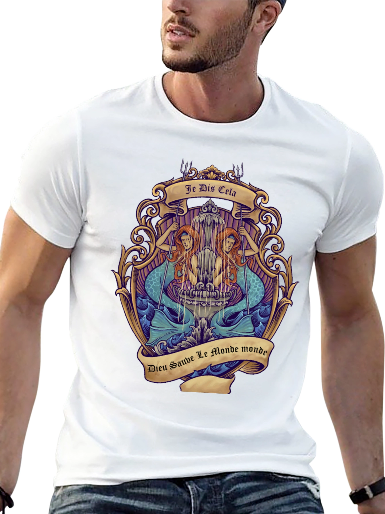 Unique Graphic T-Shirt - Je Dis Cela