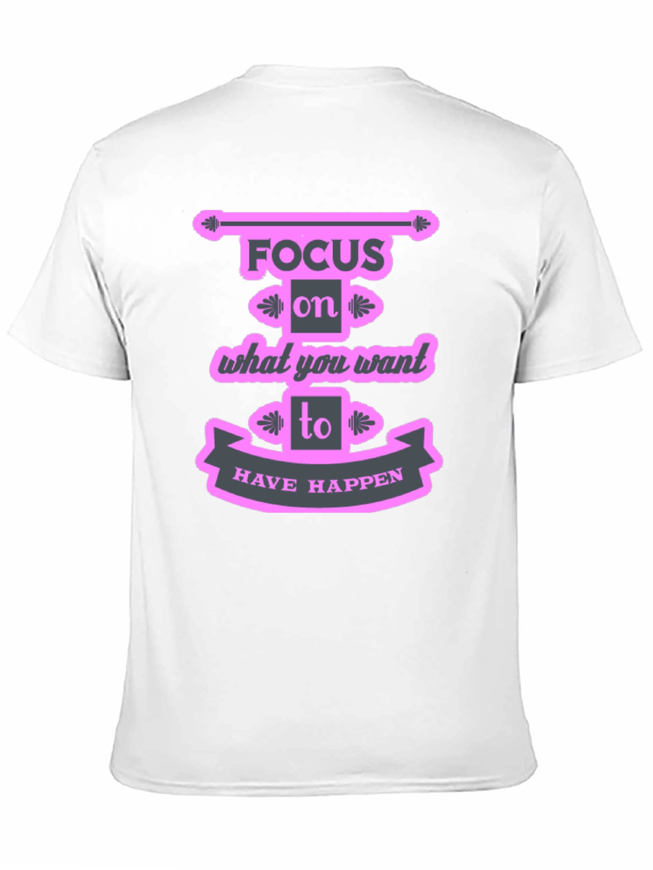 Focus Motivational Graphic T-Shirt