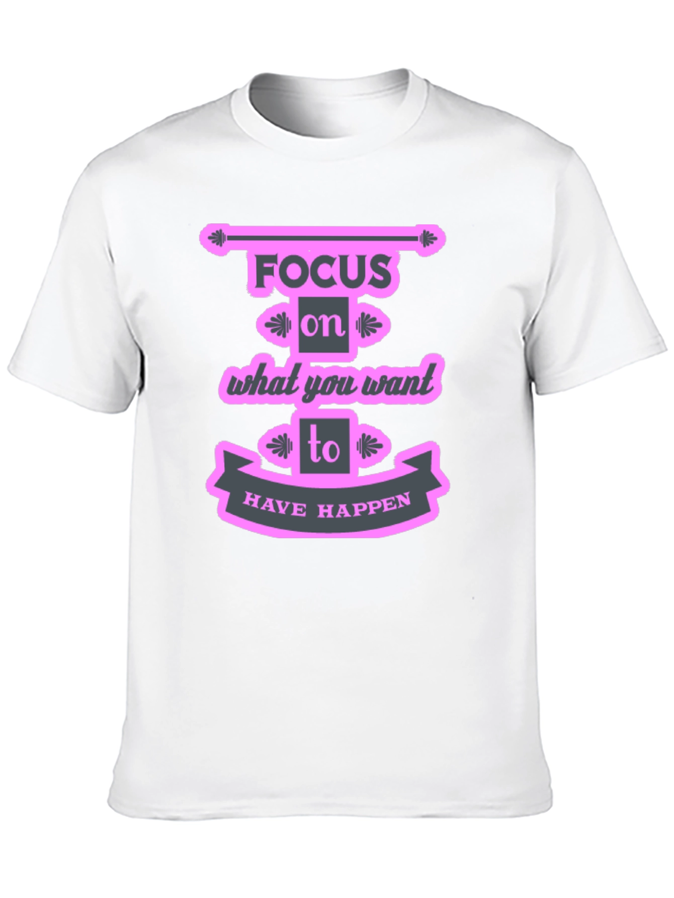 Focus Motivational Graphic T-Shirt