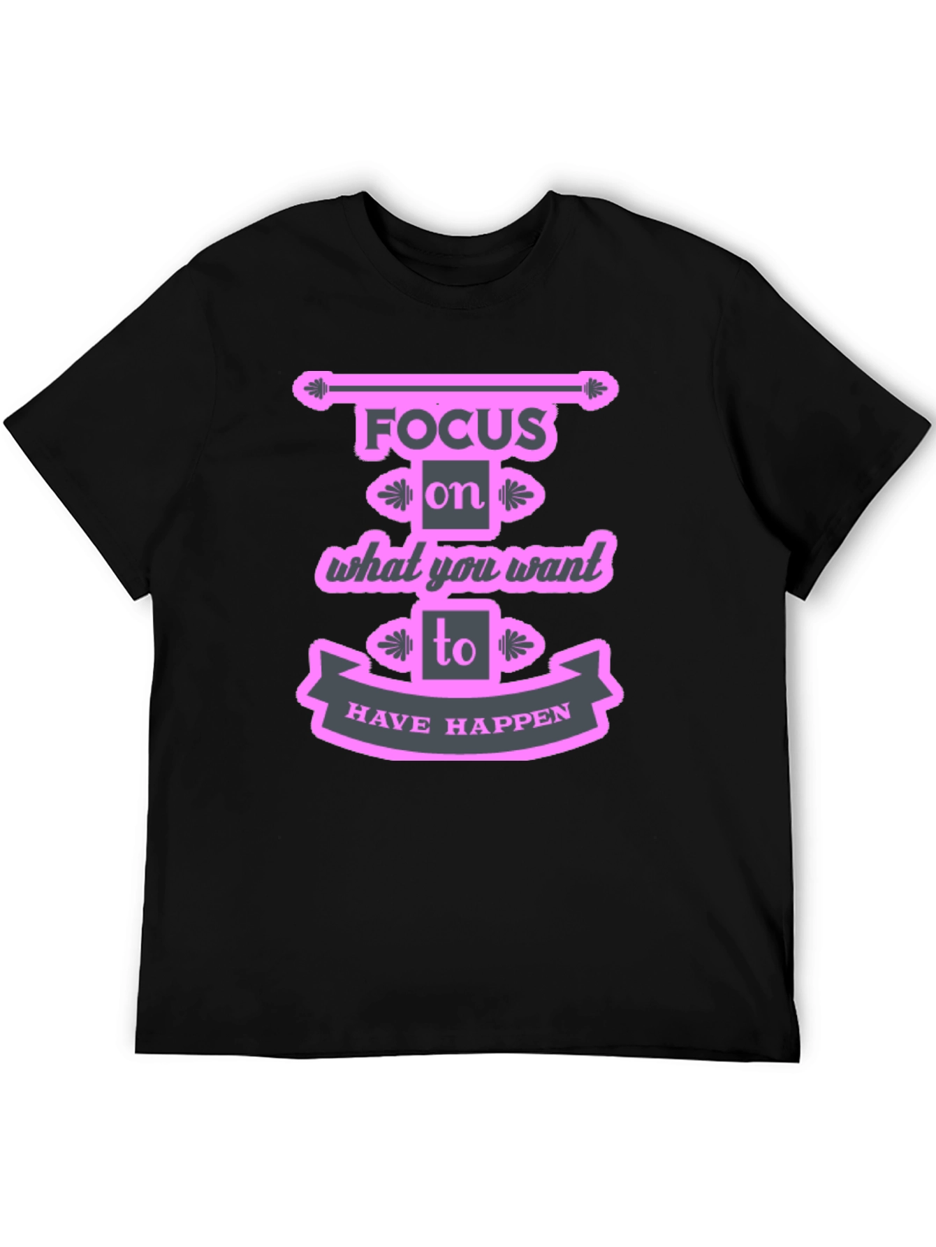 Focus Motivational Graphic T-Shirt