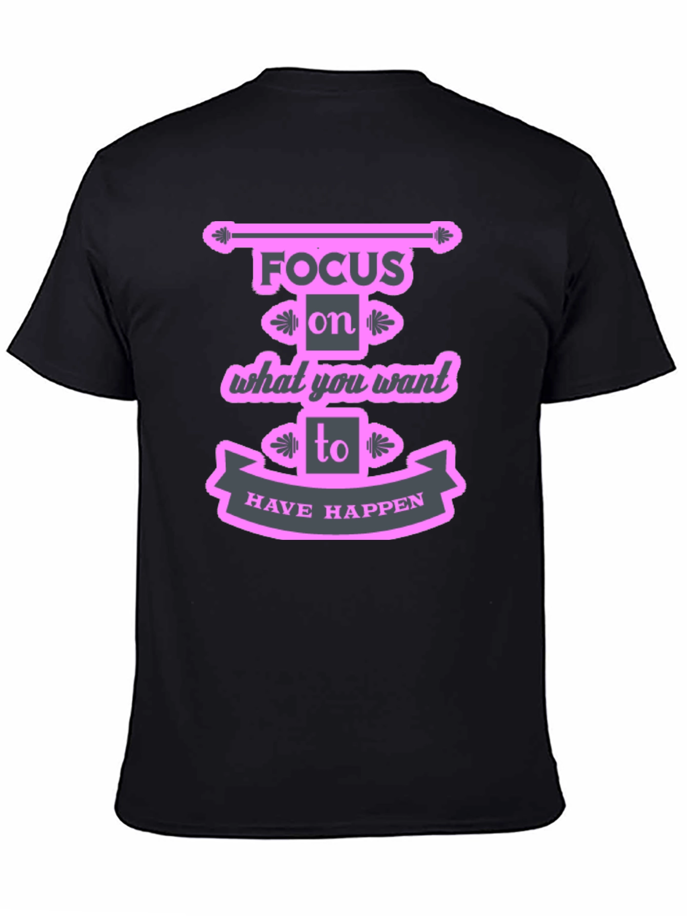 Focus Motivational Graphic T-Shirt