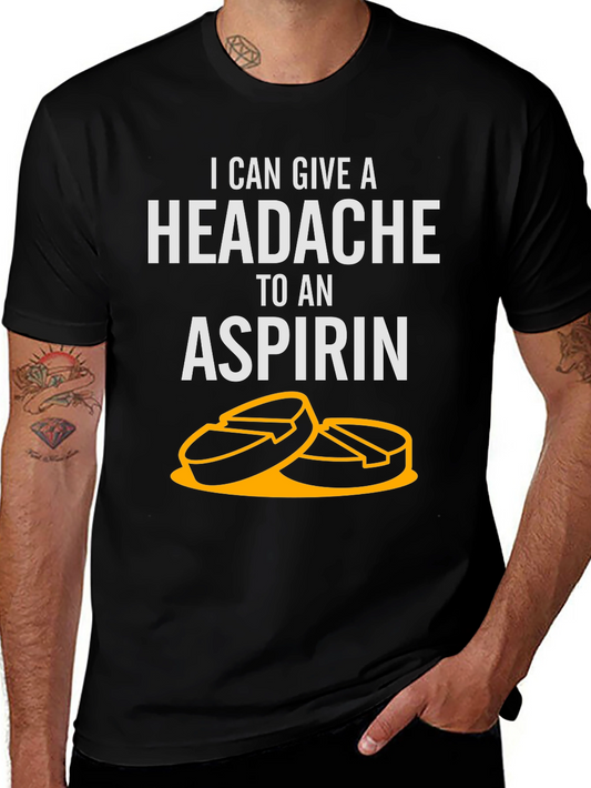 Funny Headache Aspirin T-Shirt