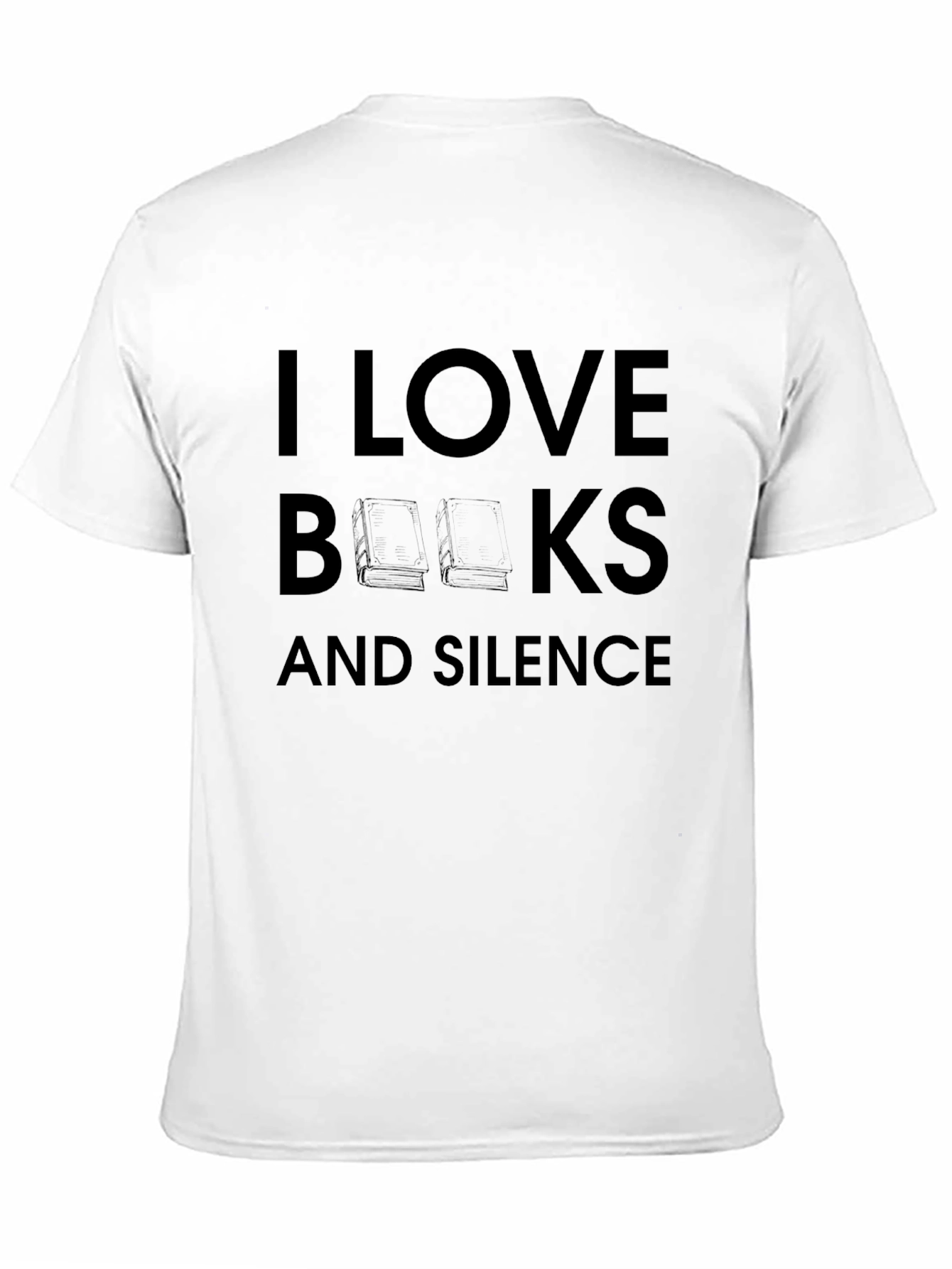 I Love Books & Silence Graphic Tee