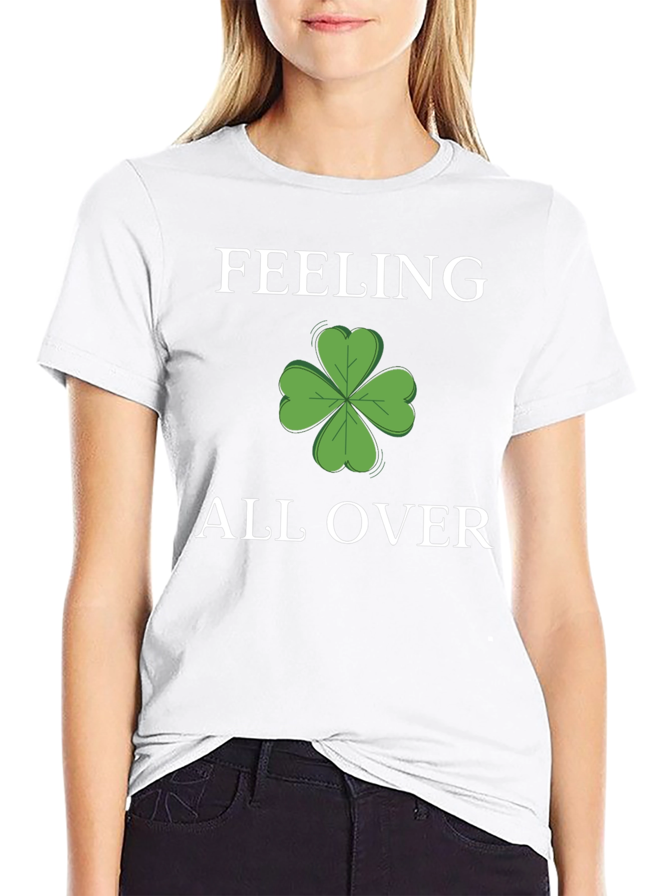 Feeling Lucky Clover T-Shirt - St. Patricks Day